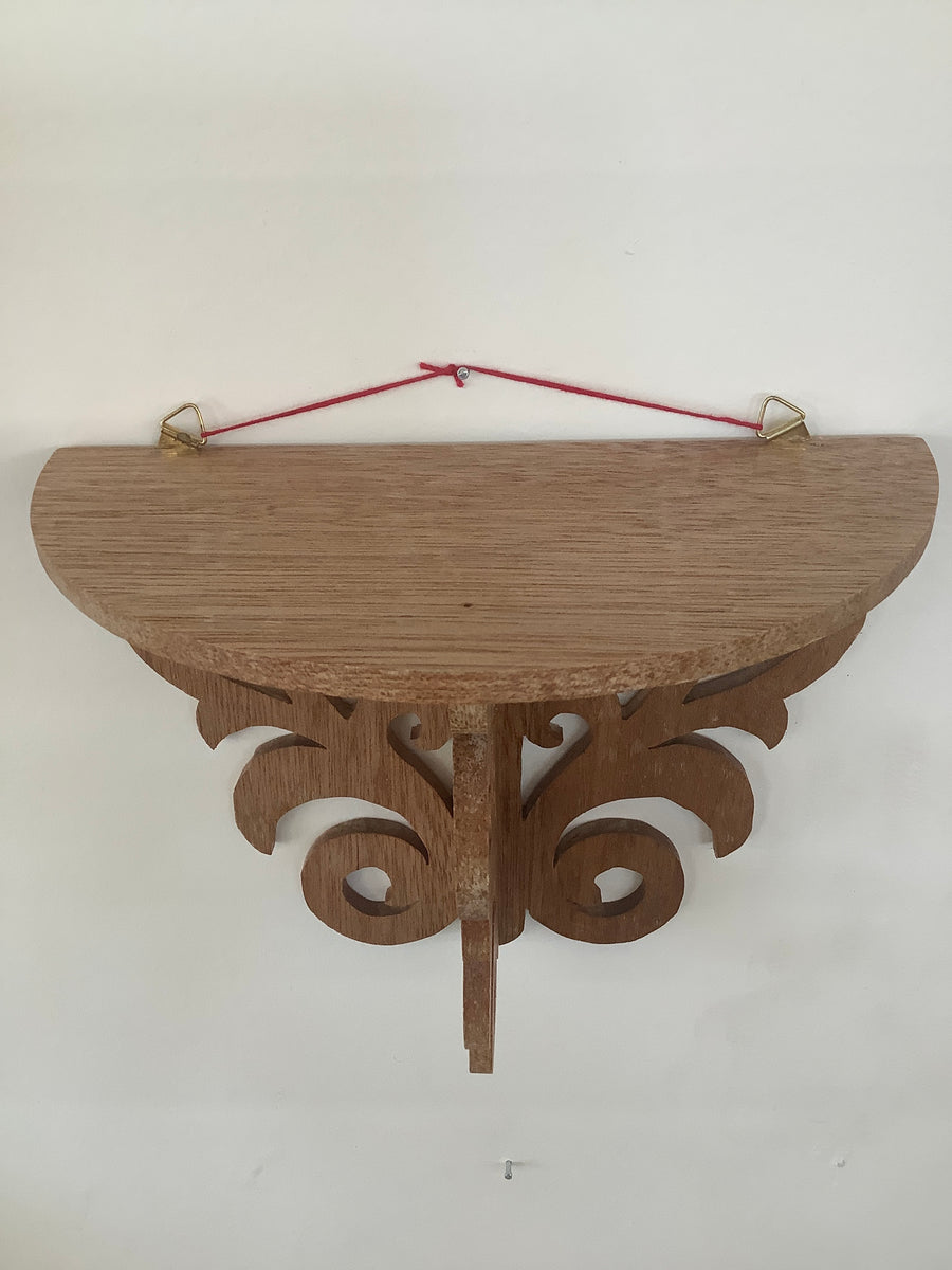 Wooden Decorative Small Wall Shelf