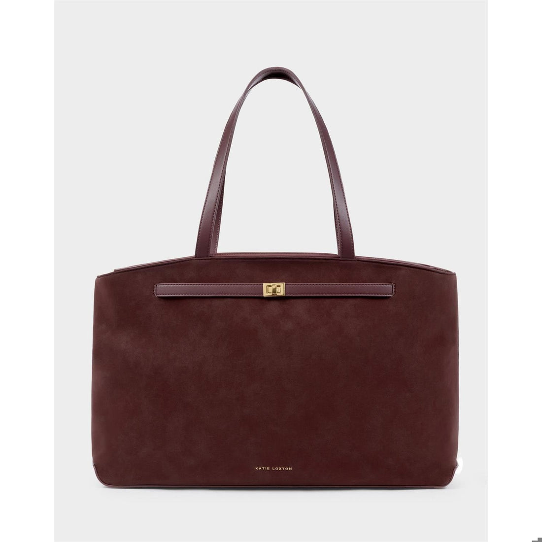 ORIN TOTE BAG | Cherry Suedette / Cherry | 10 5/8" x 17 1/2" x 4 15/16"