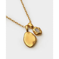 BIRTHSTONE NECKLACE | JUNE | Moonstone | 15 3/4" + 1 15/16" extender