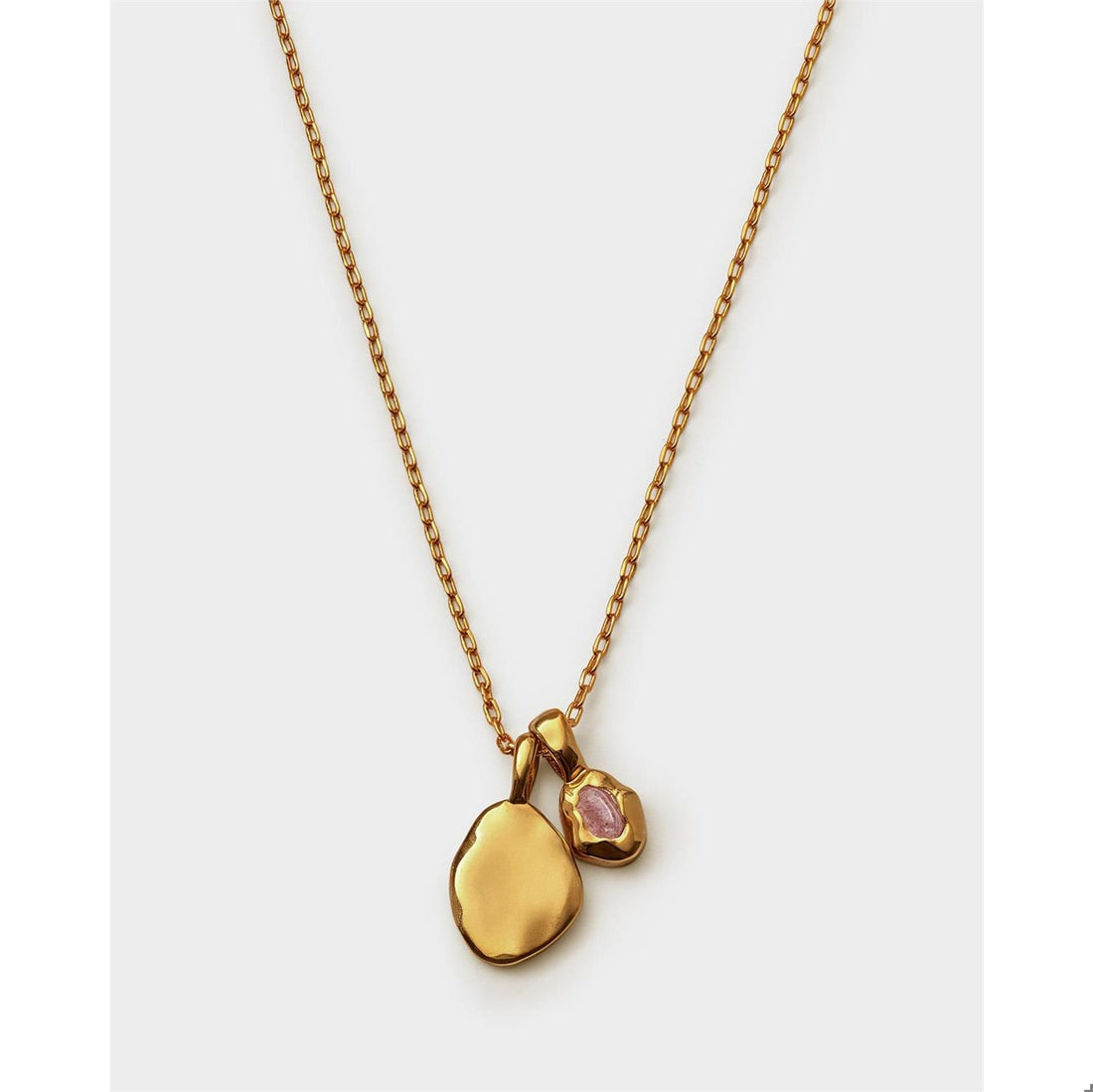 BIRTHSTONE NECKLACE | OCTOBER | Tourmaline | 15 3/4" + 1 15/16" extender