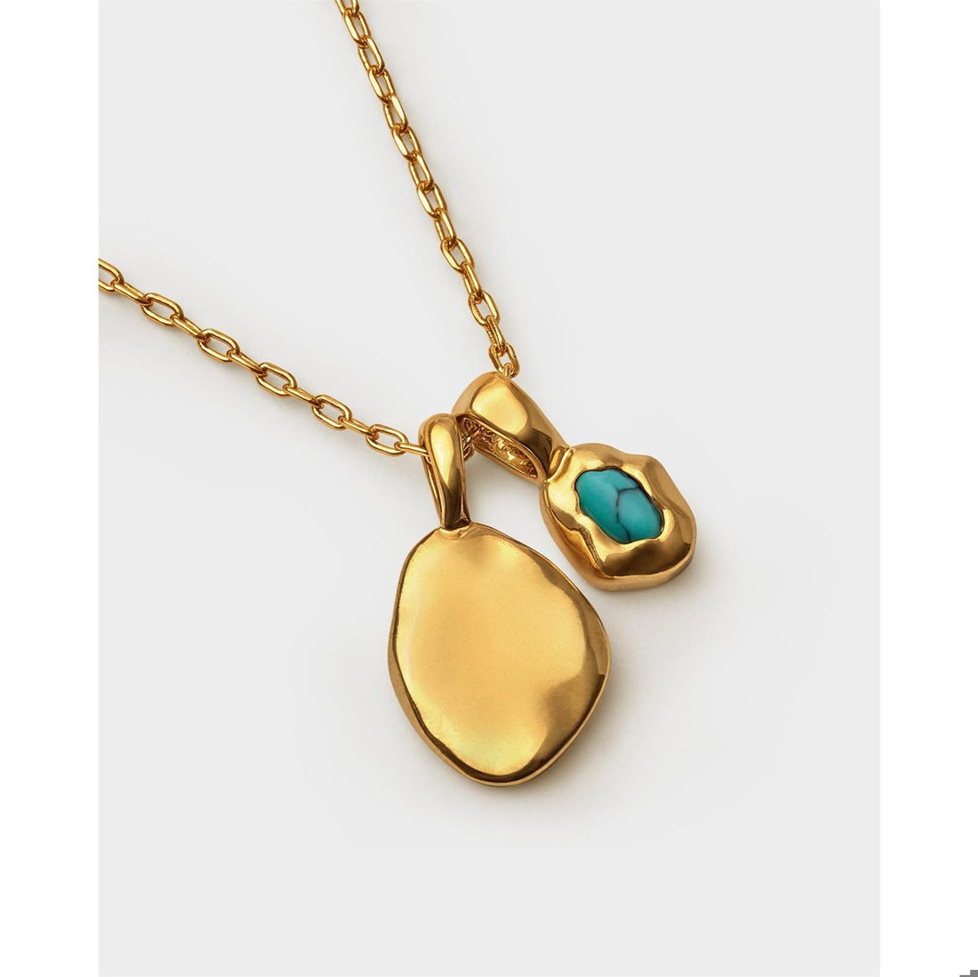 BIRTHSTONE NECKLACE | DECEMBER | Turquoise | 15 3/4" + 1 15/16" extender
