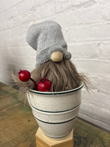 Grey Winter Mug Gnome