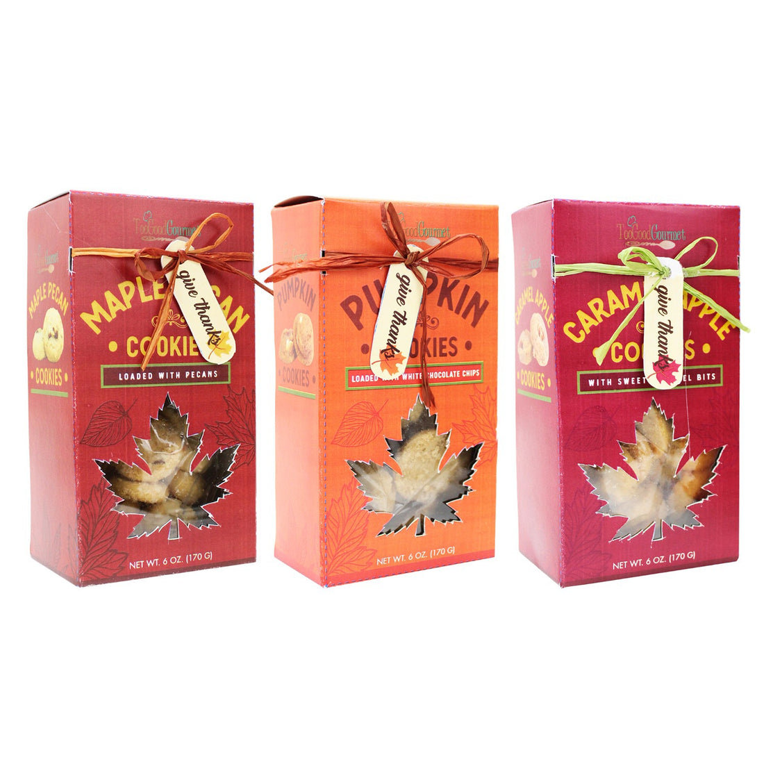 Assorted Bite Sized Leaf Cookies