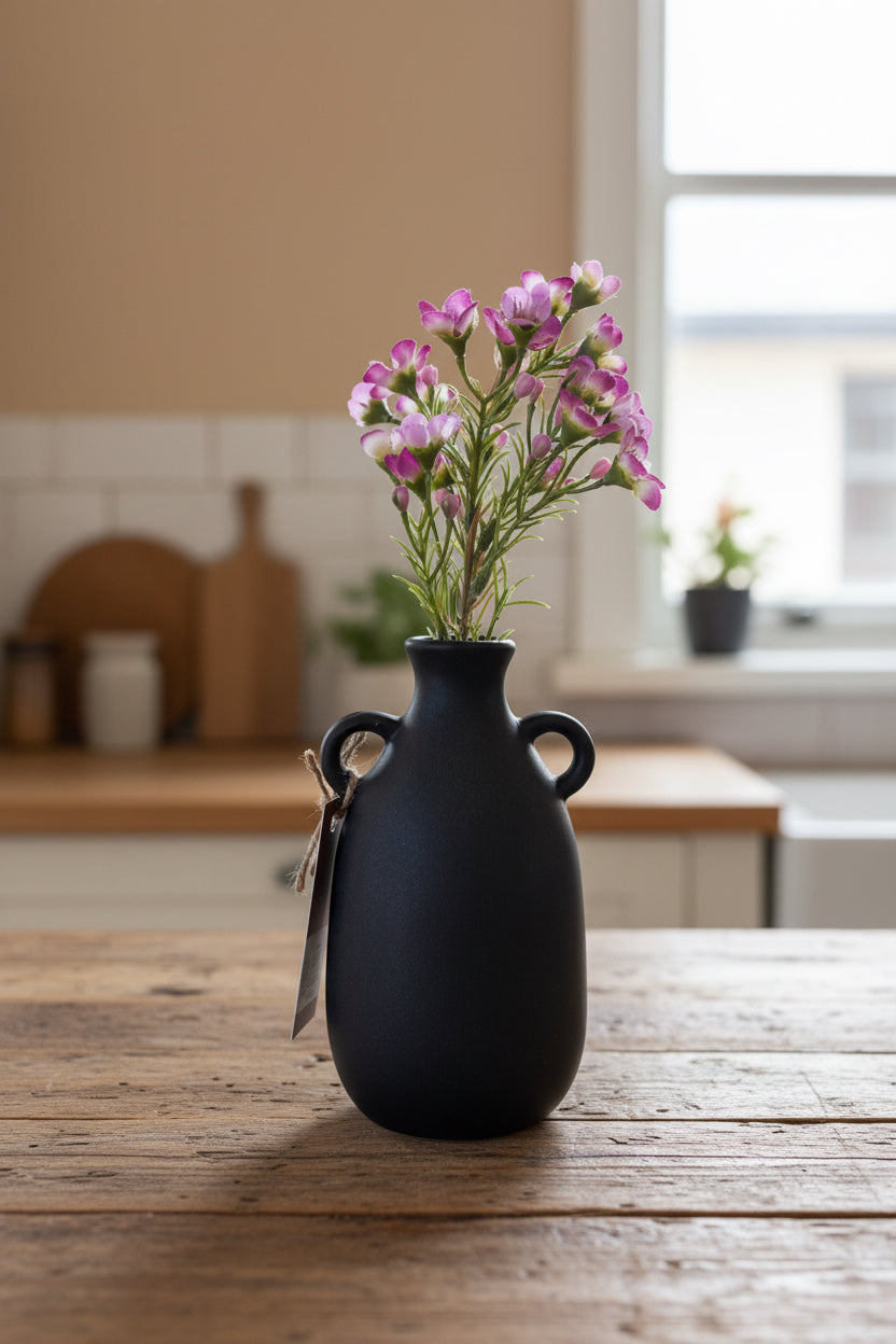 Little Black Vase + Wildflowers