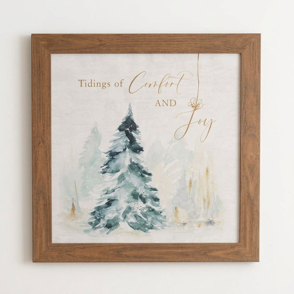 Comfort + Joy Framed Print - 28.5"