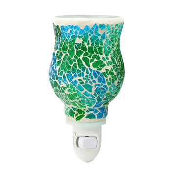 Plugables® Fragrance Vase - Multi Color Mosaic Wax Warmer