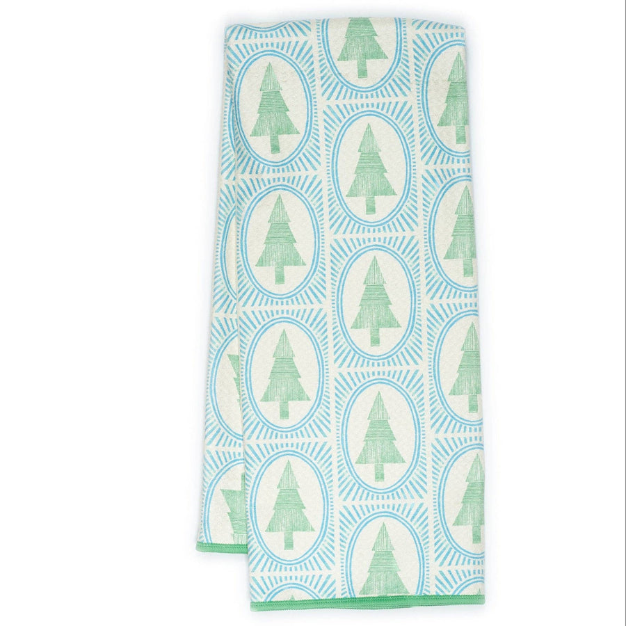 Anywhere Towel Reversible - Marie Le Moal Winter Grove: Robins Egg