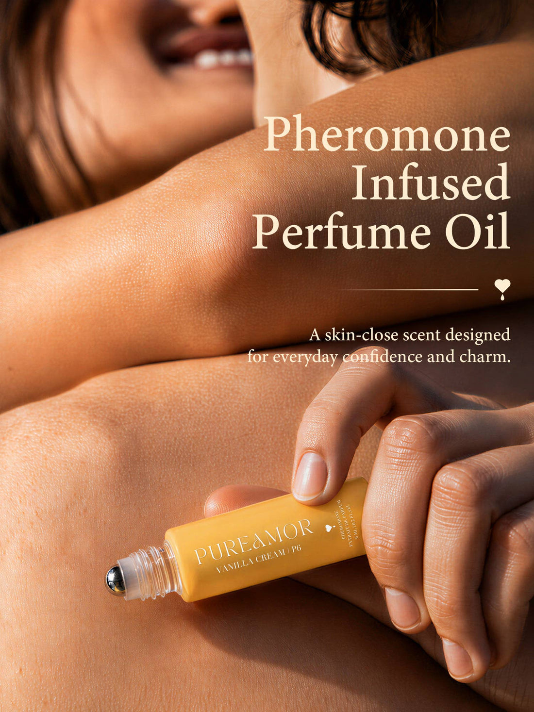 Vanilla Cream | Roll-on Pheromone Keychain Perfume - 6ml: Seashell Clip