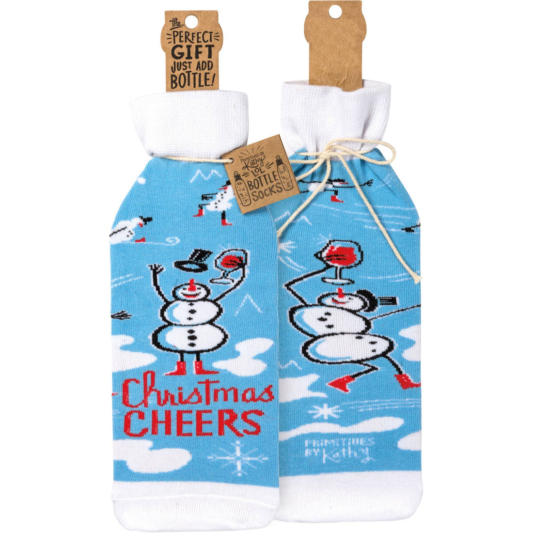 Christmas Cheers Bottle Sock Cover