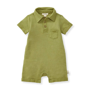 Polo Romper: Iguana