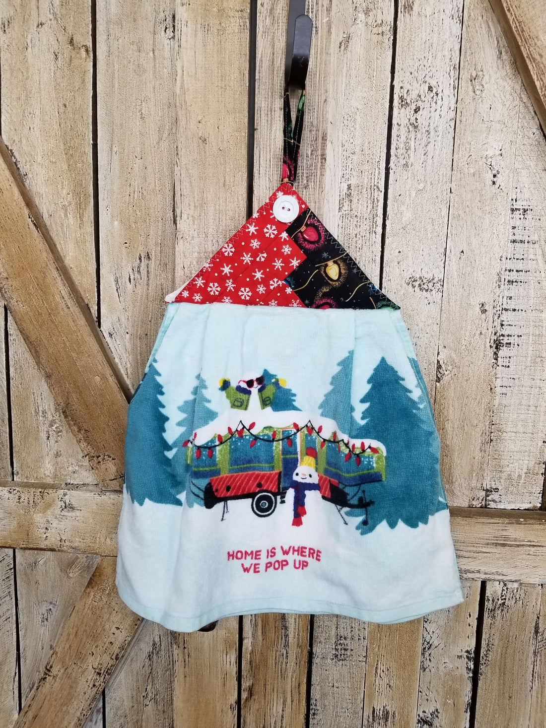 Home Is Where We Pop Up Kitchen Towel