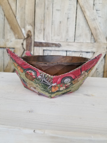 Fall Harvest + Truck Bowl Cozy