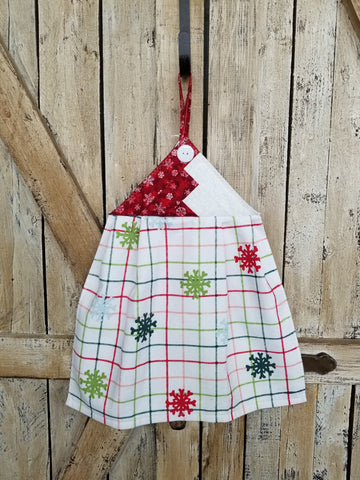 Colorful Snowflakes Kitchen Towel