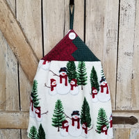 Snowman Family Kitchen Towel