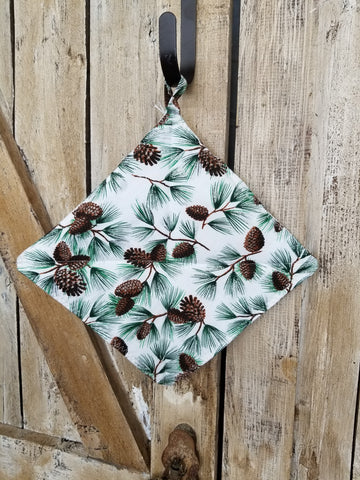 Pinecones + Branches Hot Pad
