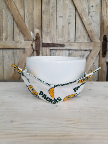 White Green Bay Packers Bowl Cozy