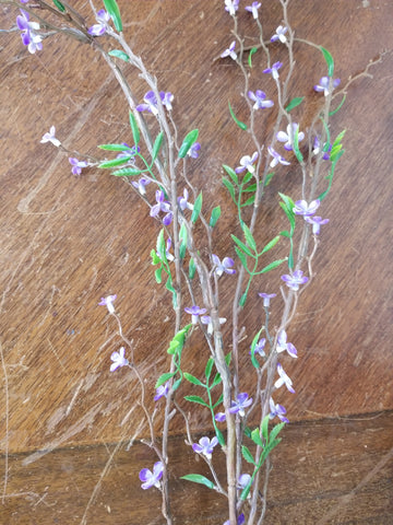 Tiny Purple Flower Branch