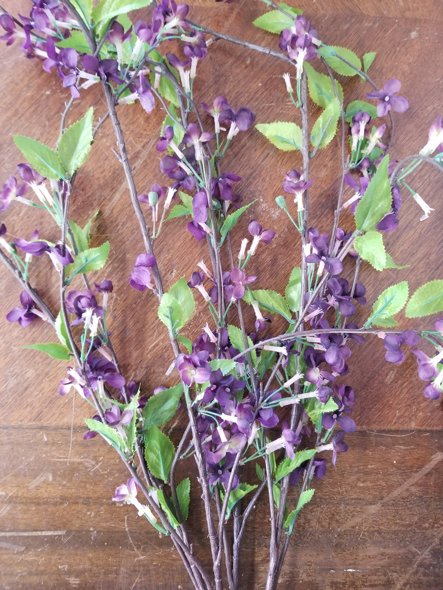 Purple Field Flower Cluster