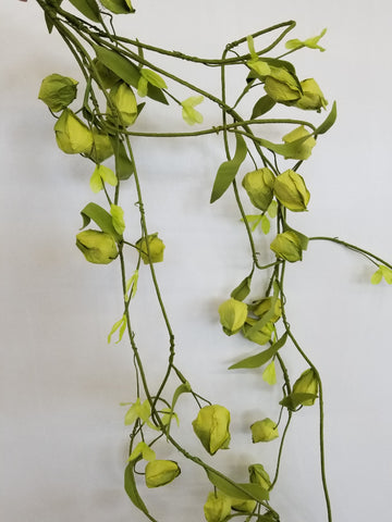 Green Flower Bud Garland