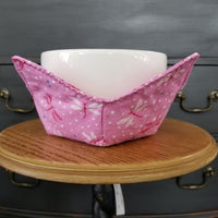 Pink Dragonfly Bowl Cozy