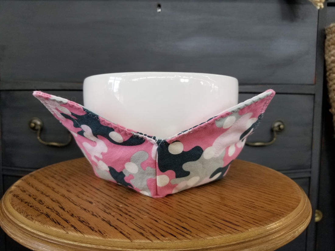 Pink Camo Bowl Cozy