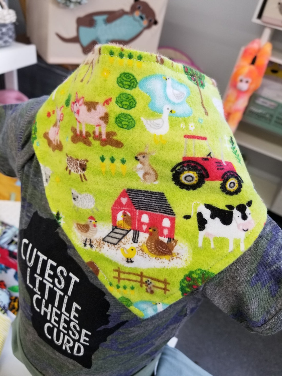 Farm Baby Bib Bandana