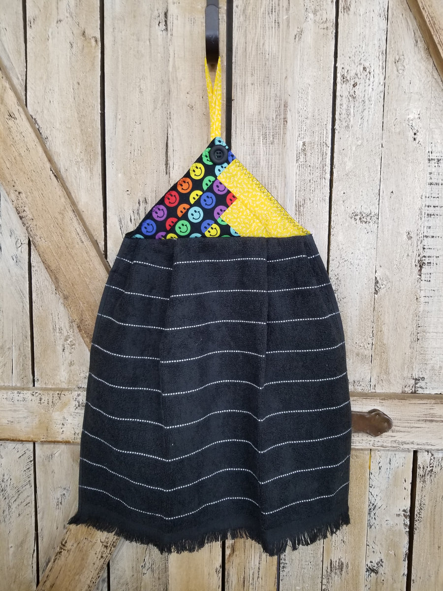 Black Striped Kitchen Towel