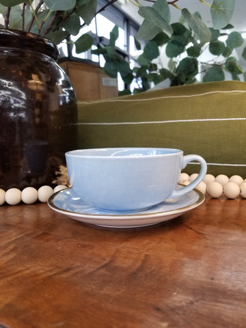 Ceramic Cup + Saucer