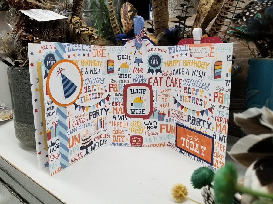 Hip Hip Hooray Birthday Card - Boy