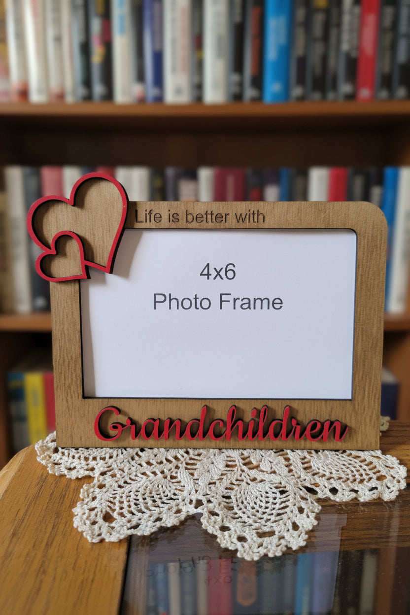 Life Is Better With Grandchildren Photo Frame