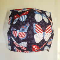 Patriotic Butterflies Bowl Cozy