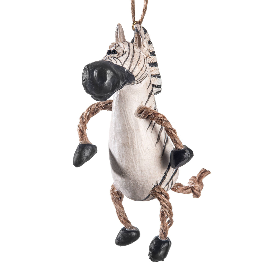 Zebra Zoo Ornament
