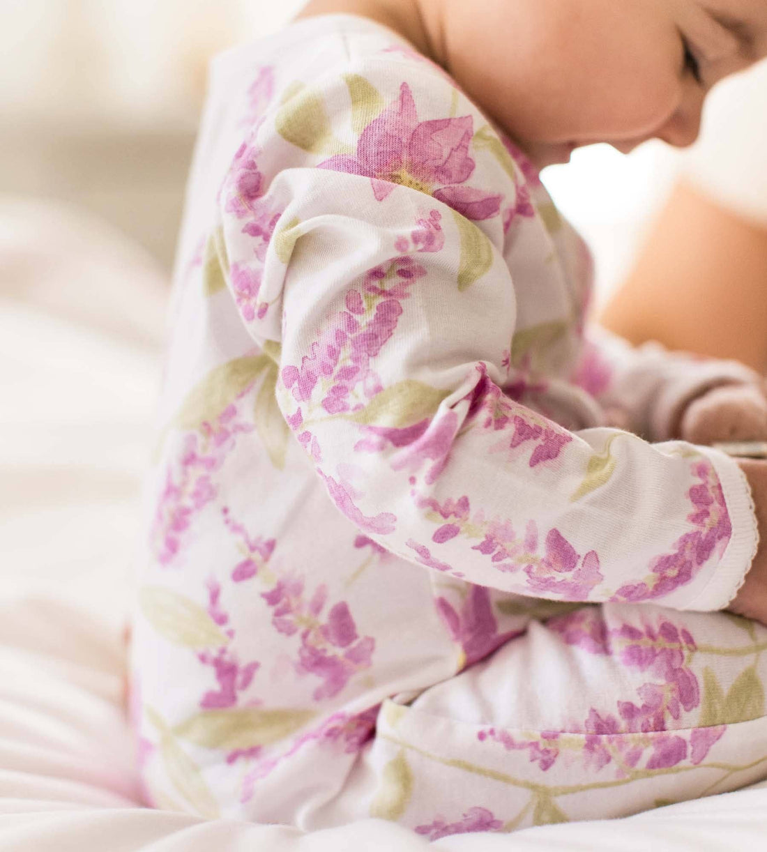 Peaceful Garden Jumpsuit Set: Sweet Lavender