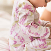 Peaceful Garden Jumpsuit Set: Sweet Lavender