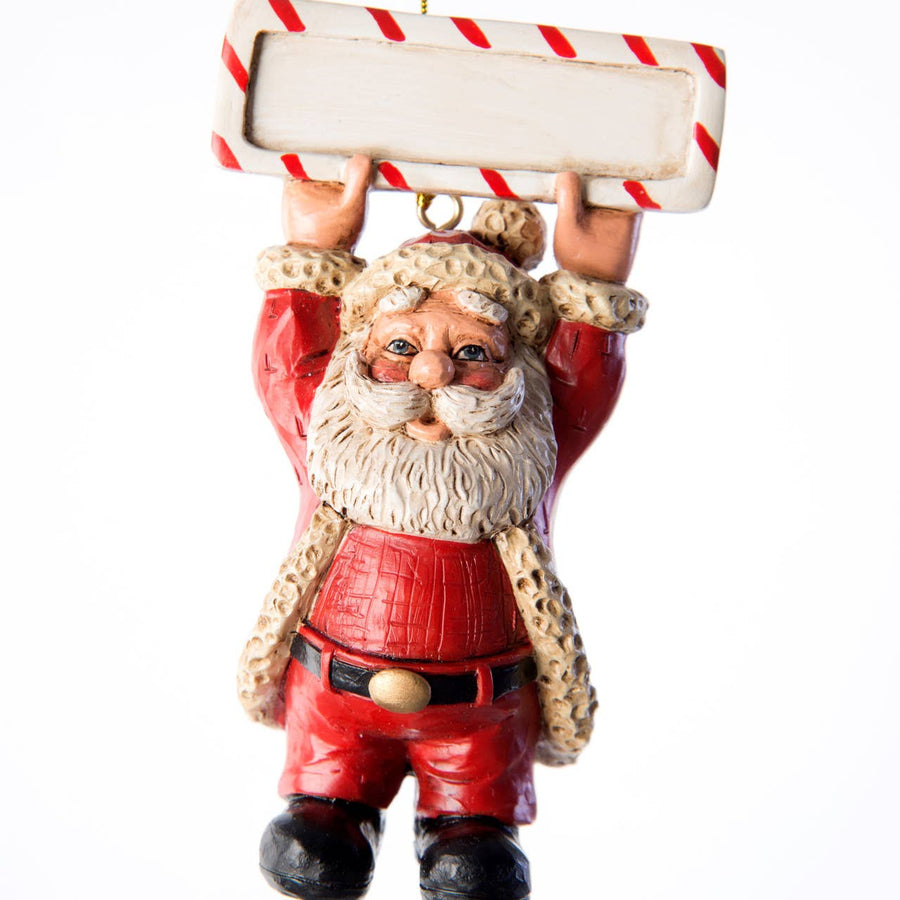 Santa Ornament - Personalize