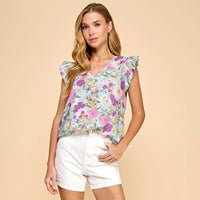 Spring Floral Top
