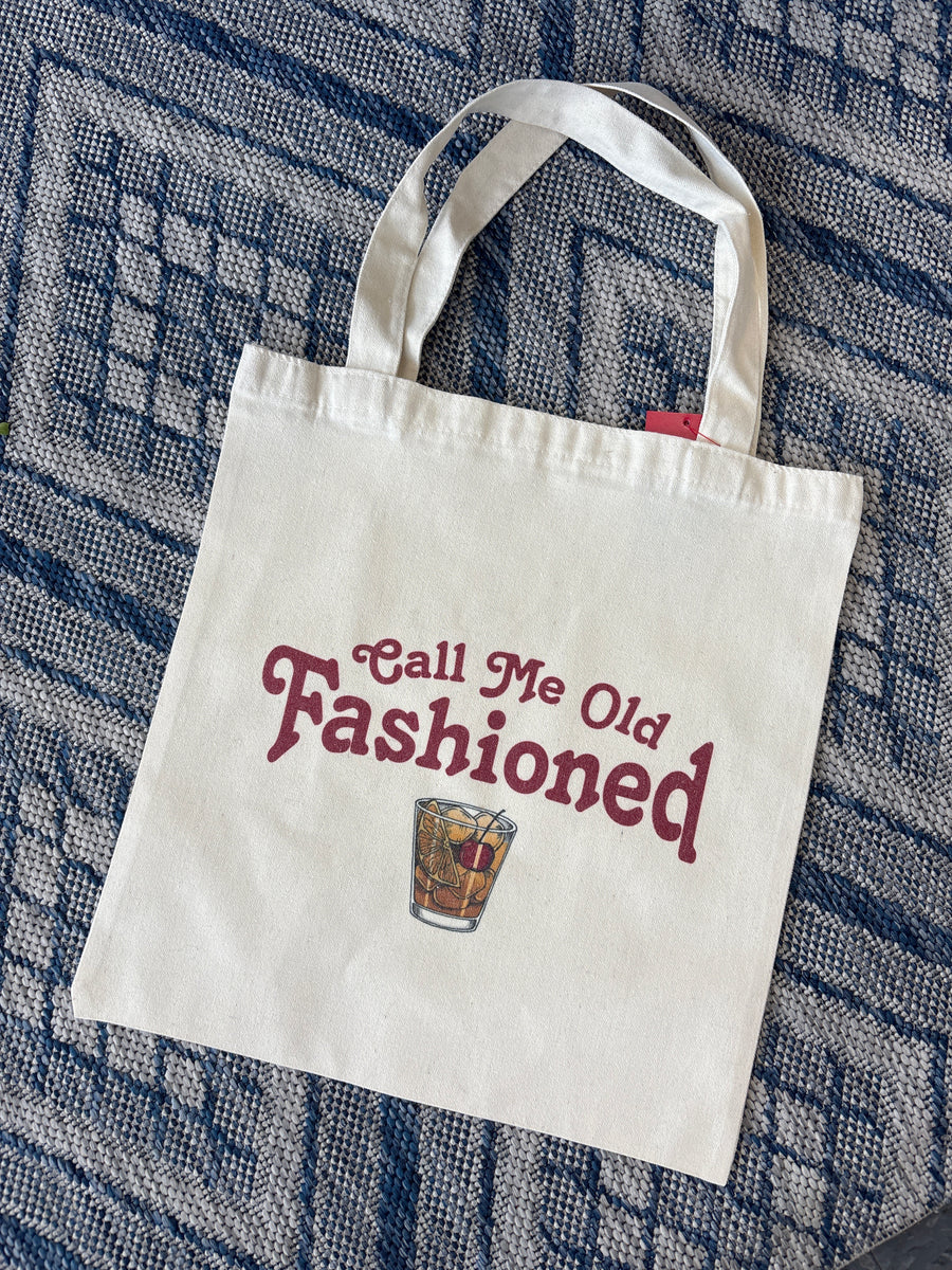Call Me Old Fashioned Cotton Tote Bag
