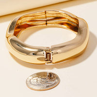 Warped Wavy Bangle Bracelet
