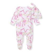 Peaceful Garden Jumpsuit Set: Sweet Lavender