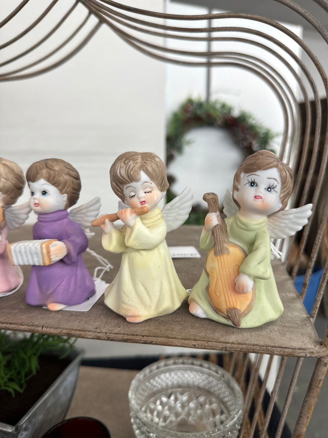 Fine Porcelain Musician Angels - Set of 6