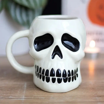 Ceramic Halloween Skull Mug