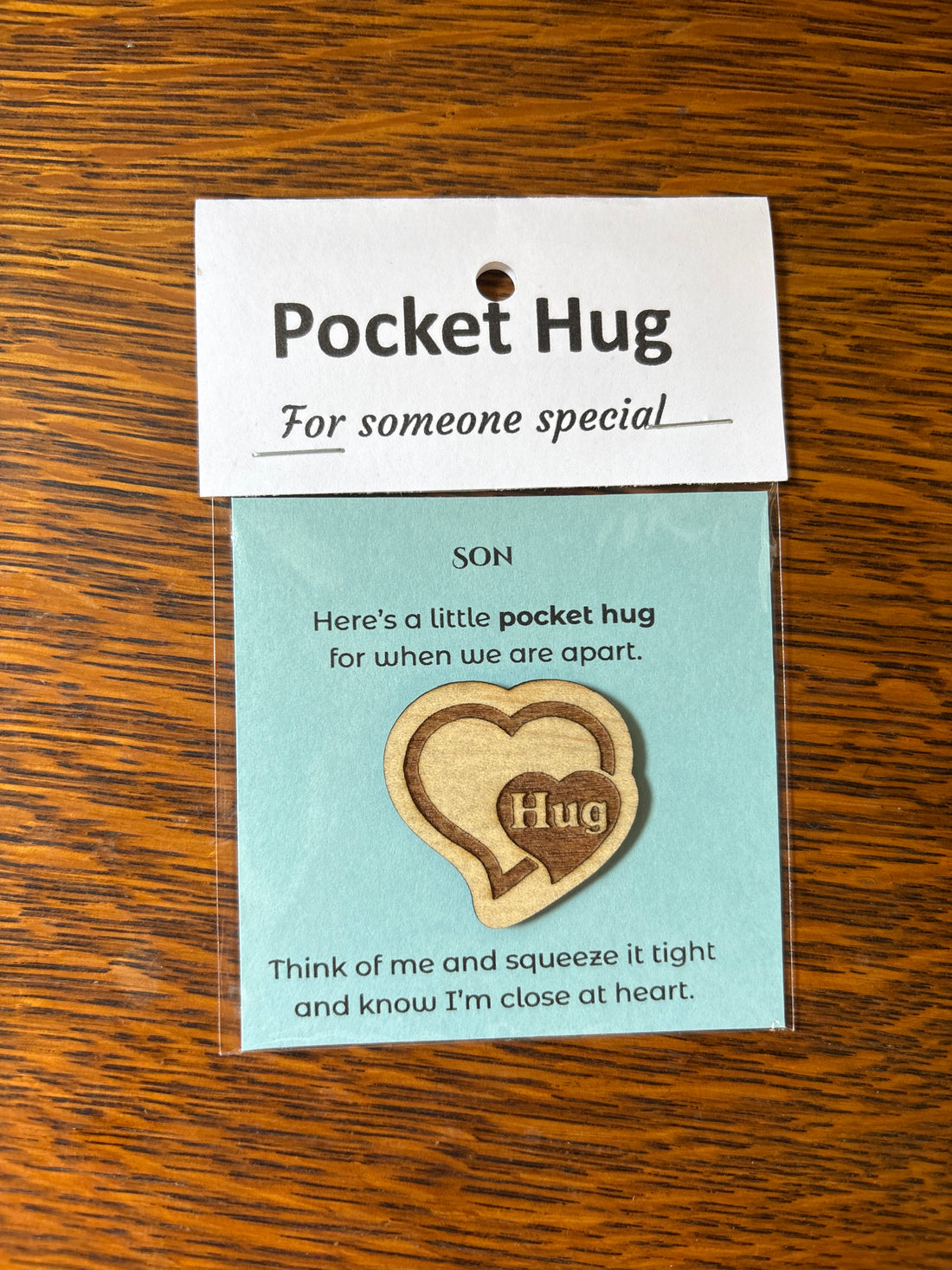 Laser Cut Pocket Hug