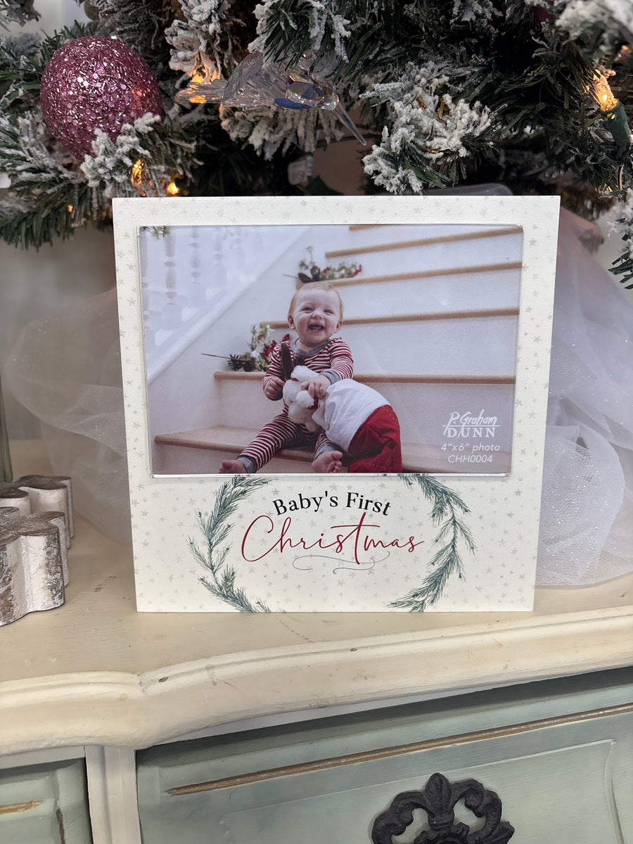 Baby's First Christmas Photo Holder