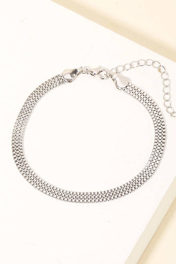 Box Chain Clasp Bracelet
