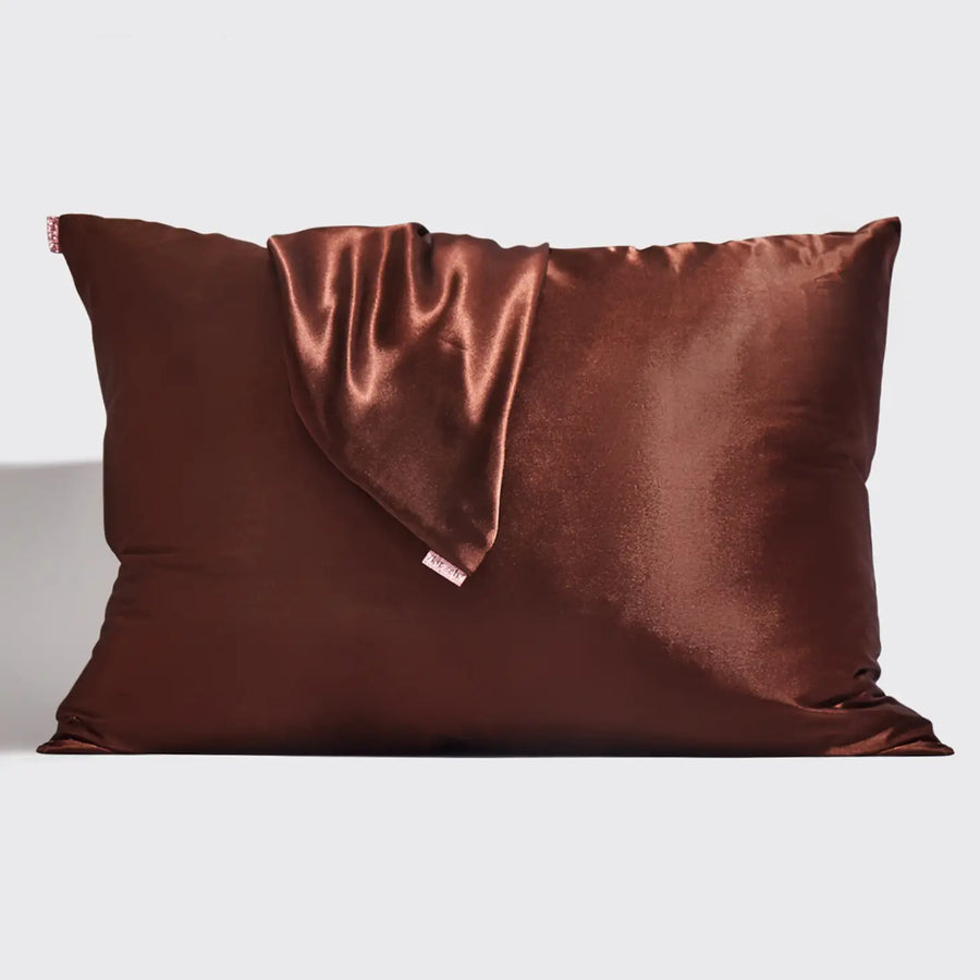 Kitsch Satin Pillowcase - Chocolate