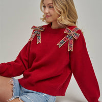 Mistletoe & Bows Sweater