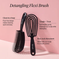 Detangling Flexi Brush - Black