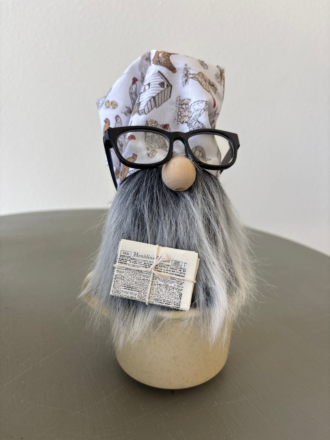 Newspaper Mug Gnome