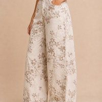 Wildflower Wide-Leg Jeans