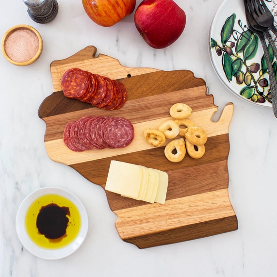Wisconsin Cutting + Serving Board